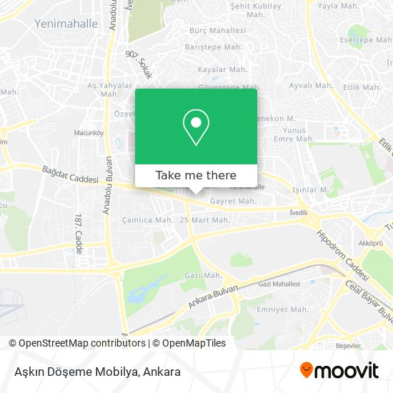 Aşkın Döşeme Mobilya map