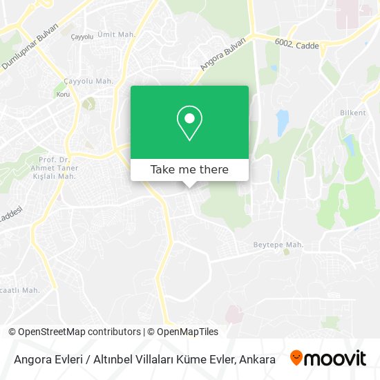 Angora Evleri / Altınbel Villaları Küme Evler map