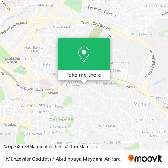 Münzeviler Caddesi / Abidinpaşa Meydanı map
