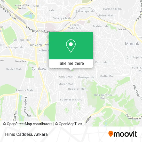 Hınıs Caddesi map