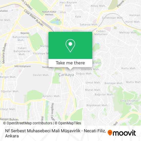 Nf Serbest Muhasebeci Mali Müşavirlik - Necati Filiz map