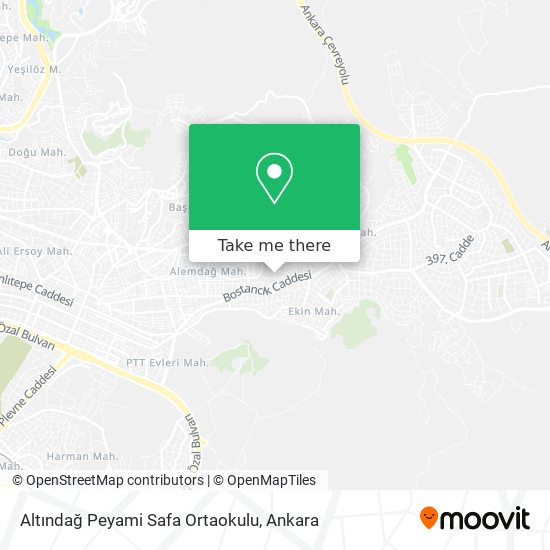Altındağ Peyami Safa Ortaokulu map