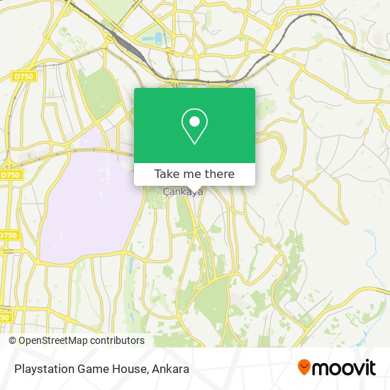 how to get to playstation game house in cankaya by bus or subway