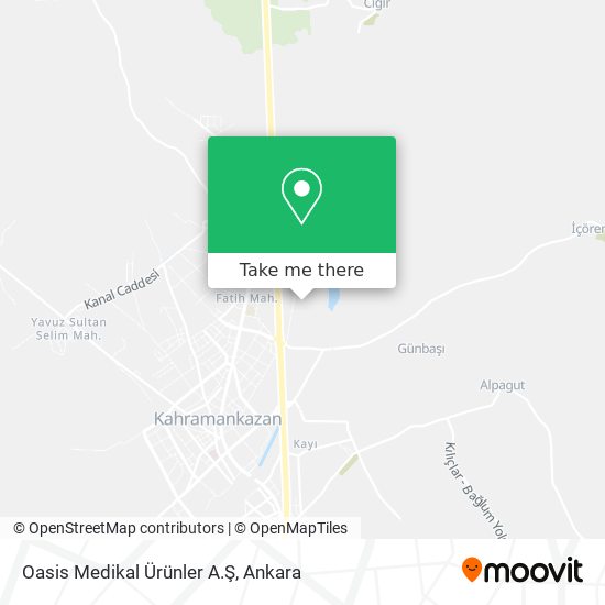 Oasis Medikal Ürünler A.Ş map