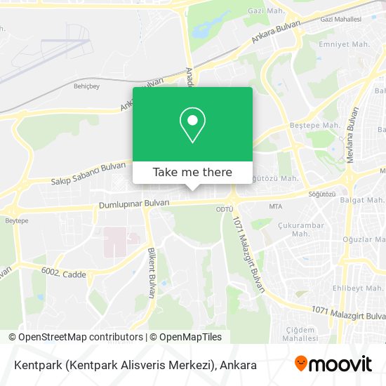 Kentpark (Kentpark Alisveris Merkezi) map