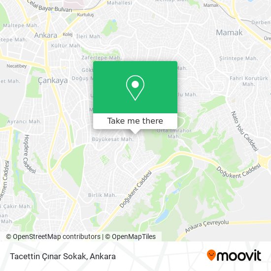 Tacettin Çınar Sokak map