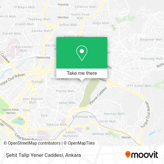 Şehit Talip Yener Caddesi map