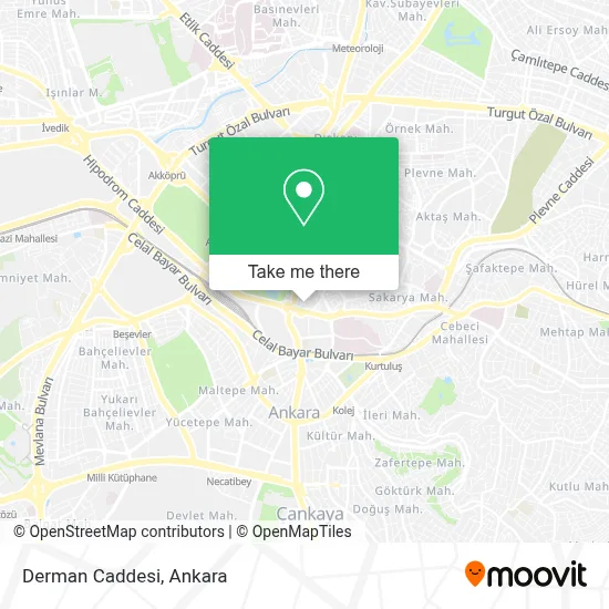 Derman Caddesi map