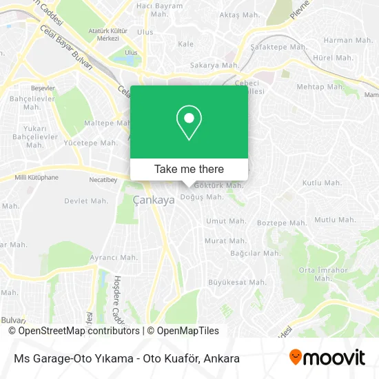 Ms Garage-Oto Yıkama - Oto Kuaför map