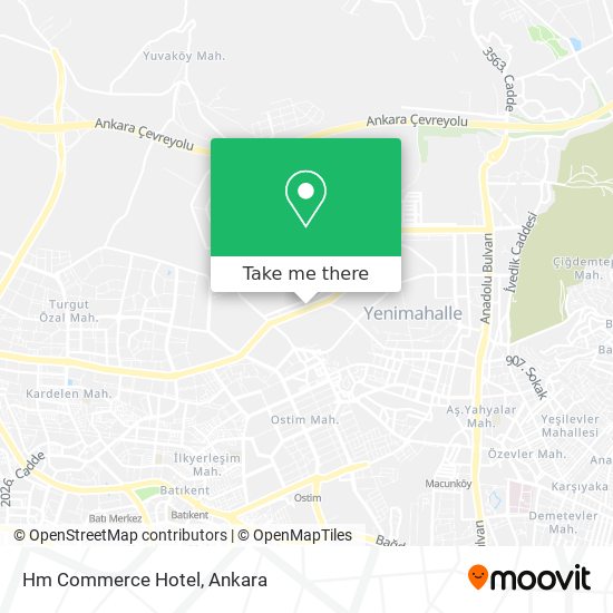 Hm Commerce Hotel map