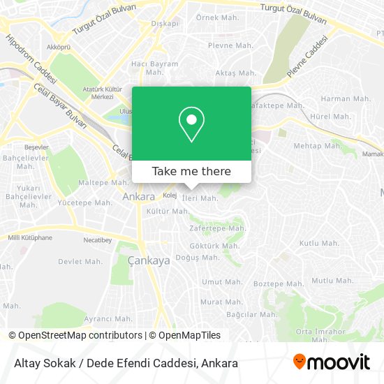 Altay Sokak / Dede Efendi Caddesi map