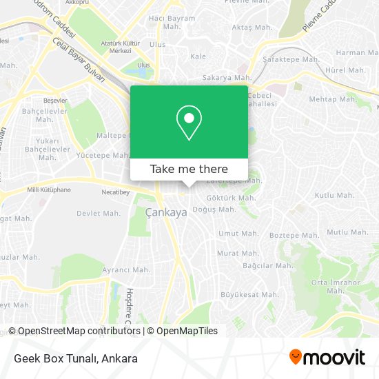 Geek Box Tunalı map