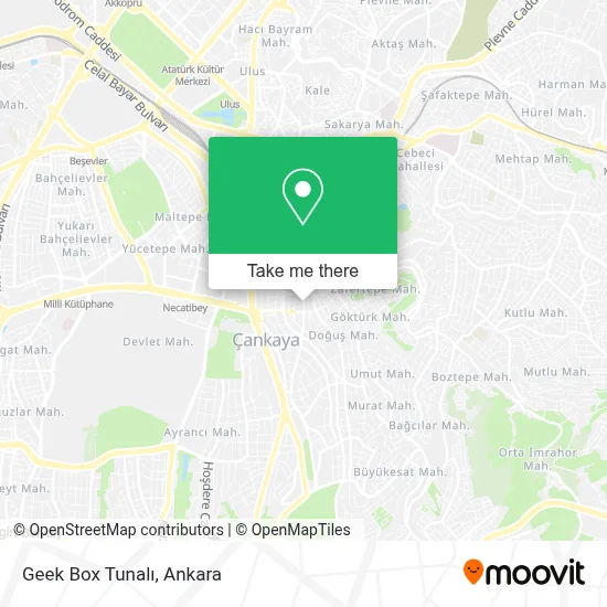 Geek Box Tunalı map