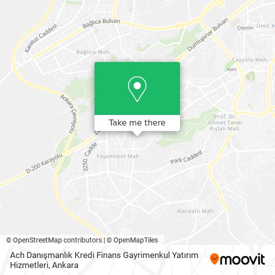 Ach Danışmanlık Kredi Finans Gayrimenkul Yatırım Hizmetleri map