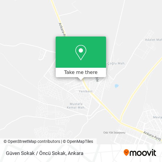 Güven Sokak / Öncü Sokak map