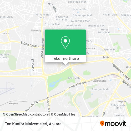 Tan Kuaför Malzemeleri map