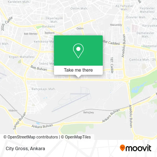 City Gross map