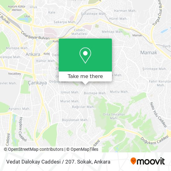 Vedat Dalokay Caddesi / 207. Sokak map