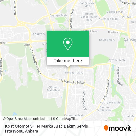 Kost Otomotiv-Her Marka Araç Bakım Servis Istasyonu map