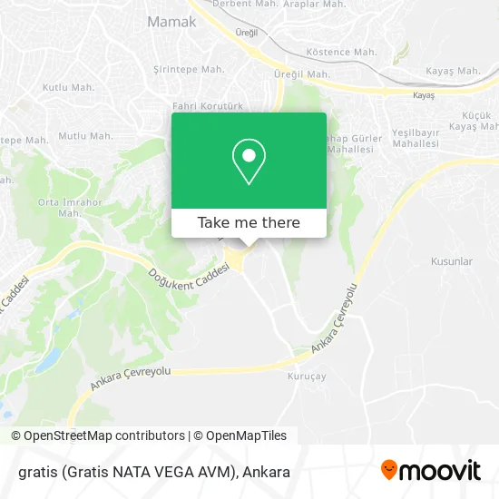 gratis (Gratis NATA VEGA AVM) map