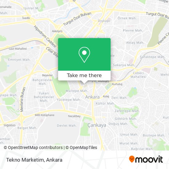 Tekno Marketim map