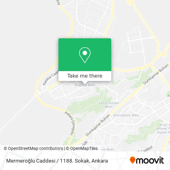 Mermeroğlu Caddesi / 1188. Sokak map