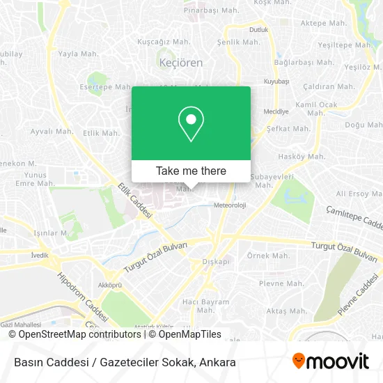 Basın Caddesi / Gazeteciler Sokak map