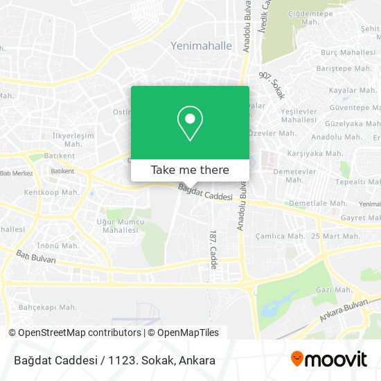 Bağdat Caddesi / 1123. Sokak map