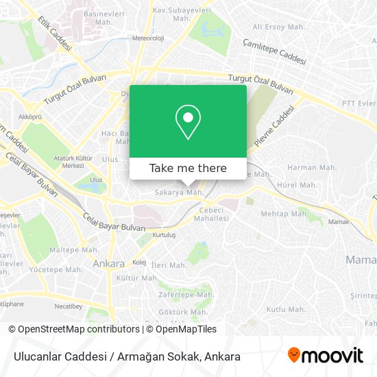 Ulucanlar Caddesi / Armağan Sokak map