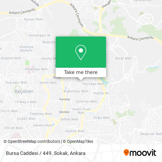 Bursa Caddesi / 449. Sokak map