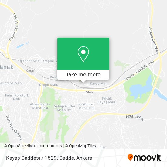 Kayaş Caddesi / 1529. Cadde map