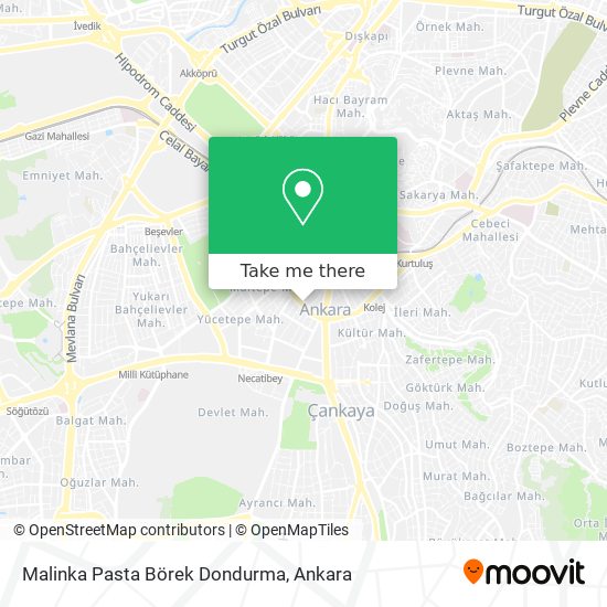 Malinka Pasta Börek Dondurma map