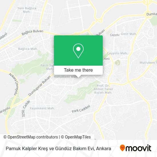 Pamuk Kalpler Kreş ve Gündüz Bakım Evi map