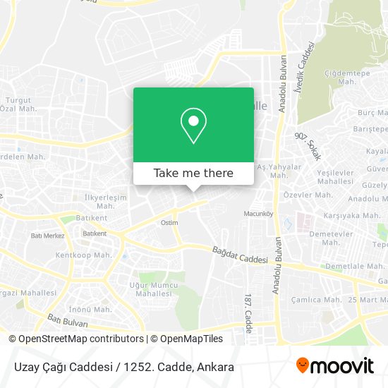 Uzay Çağı Caddesi / 1252. Cadde map
