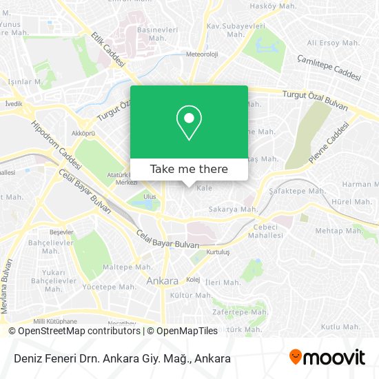 Deniz Feneri Drn. Ankara Giy. Mağ. map