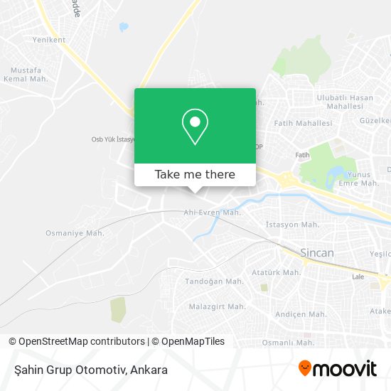 Şahin Grup Otomotiv map