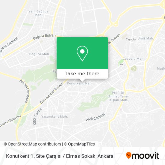 Konutkent 1. Site Çarşısı / Elmas Sokak map