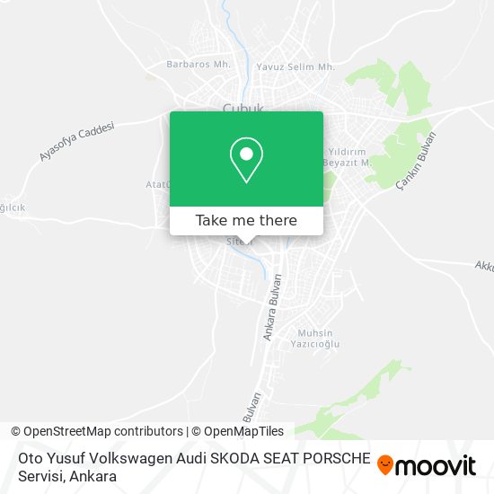 Oto Yusuf Volkswagen Audi SKODA SEAT PORSCHE Servisi map