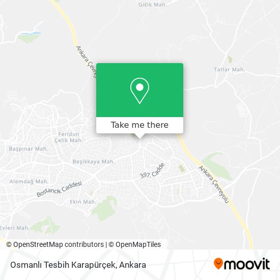 Osmanlı Tesbih Karapürçek map