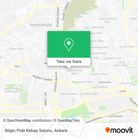 Bilgin Pide Kebap Salonu map