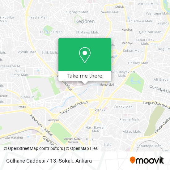 Gülhane Caddesi / 13. Sokak map