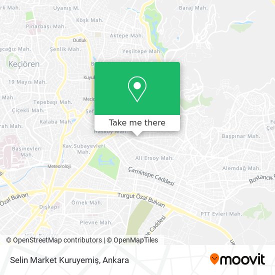 Selin Market Kuruyemiş map