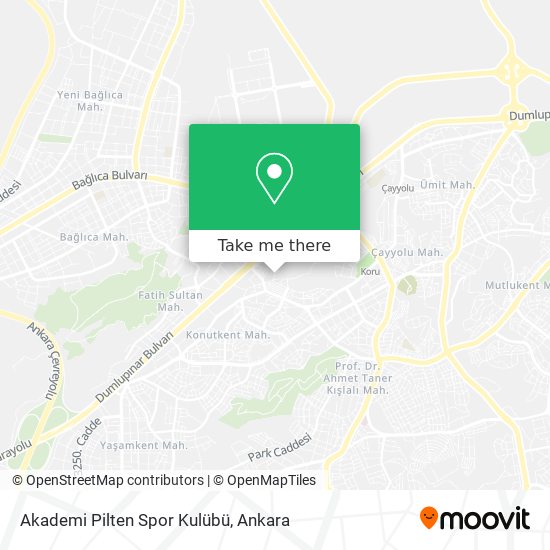 Akademi Pilten Spor Kulübü map