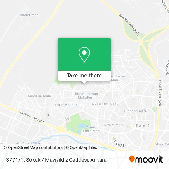 3771 / 1. Sokak / Maviyıldız Caddesi map