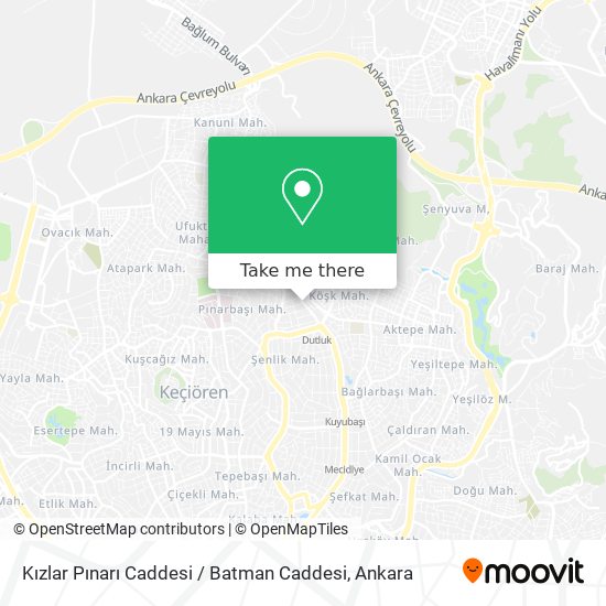 Kızlar Pınarı Caddesi / Batman Caddesi map