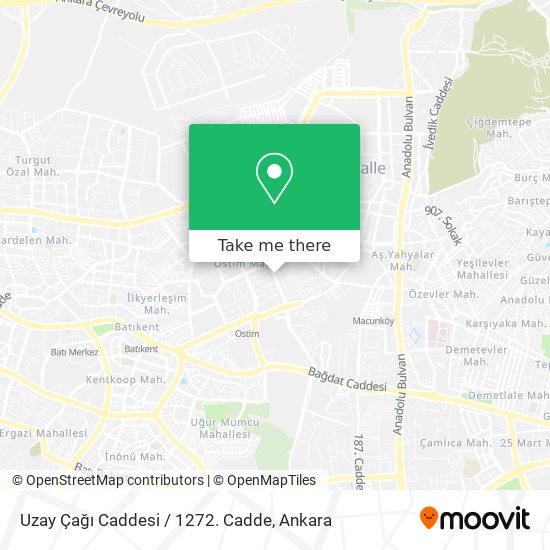 Uzay Çağı Caddesi / 1272. Cadde map
