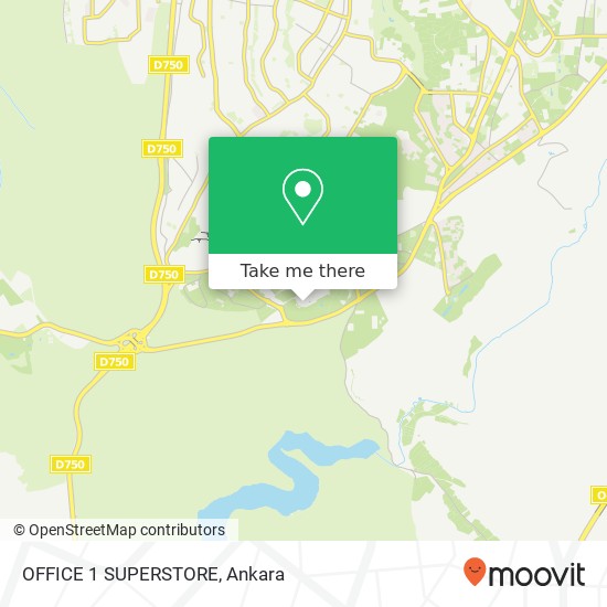 OFFICE 1 SUPERSTORE map