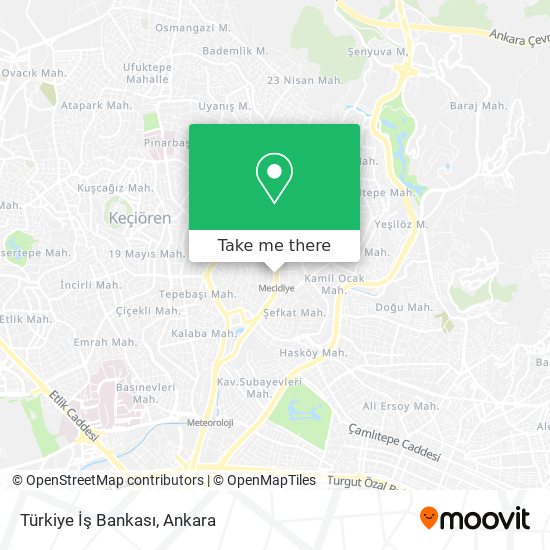 Türkiye İş Bankası map