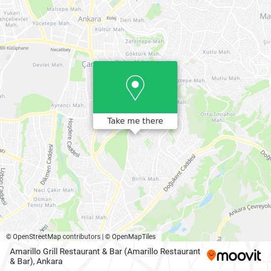Amarillo Grill Restaurant & Bar map