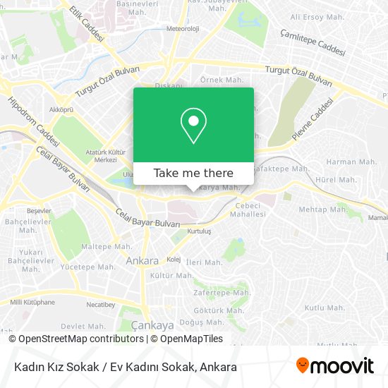 Kadın Kız Sokak / Ev Kadını Sokak map